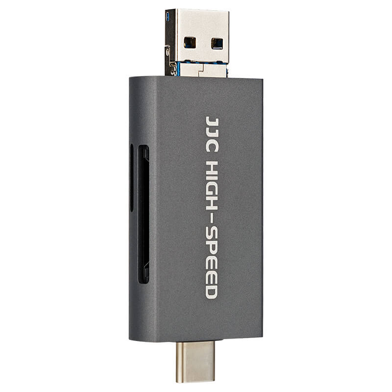 JJC Minneskortläsare 3i1 USB 3.1 för SD/SDHC/SDXC minneskort