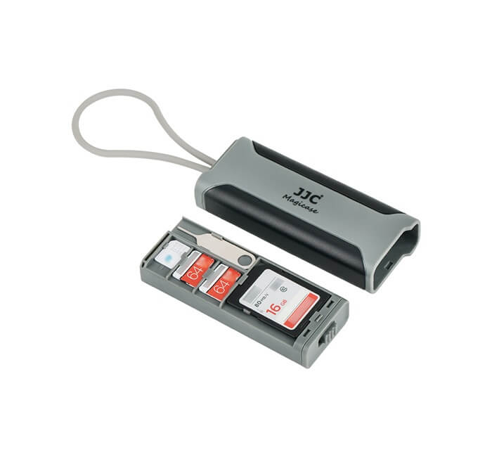 JJC Kortläsare USB 3.0 & minneskortsfodral