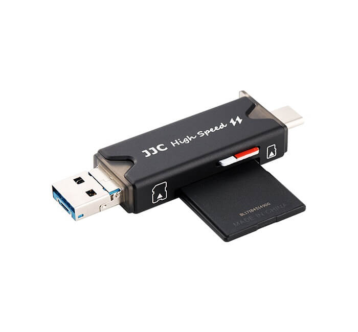  JJC Kortläsare USB 3.0 & minneskortsfodral