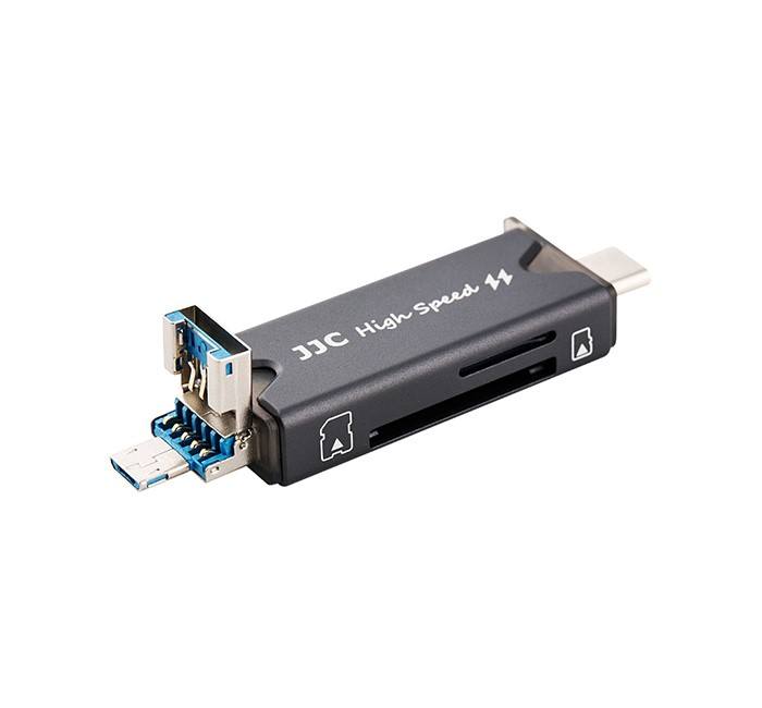  JJC Minneskortlsare 3i1 USB 3.0 fr SD/TF minneskort