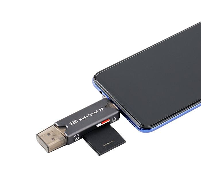  JJC Minneskortlsare 3i1 USB 3.0 fr SD/TF minneskort