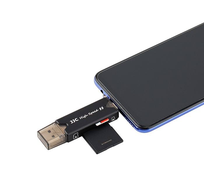  JJC Minneskortlsare 3i1 USB 3.0 fr SD/TF minneskort