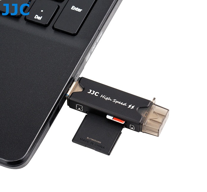  JJC Minneskortlsare 3i1 USB 3.0 fr SD/TF minneskort