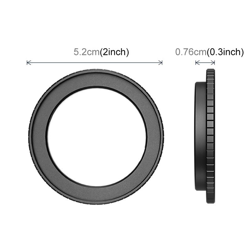  Puluz Filterhållare i aluminium för DJI Osmo Action 6 – 49 mm från Kamda – snabb leverans och trygg e-handel