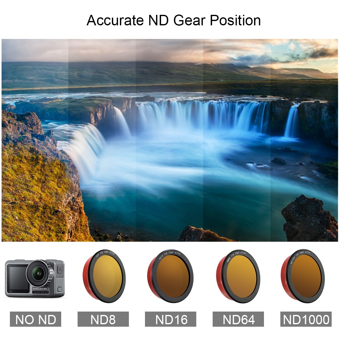 Puluz ND8-Filter för DJI Osmo Action