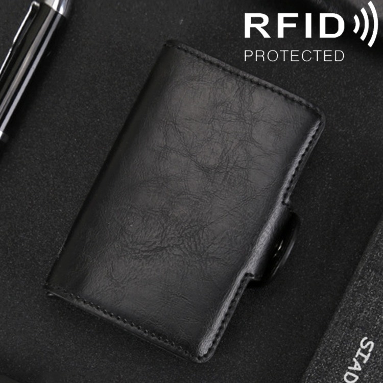  Antimagnetisk plnbok/korthllare med RFID-skydd