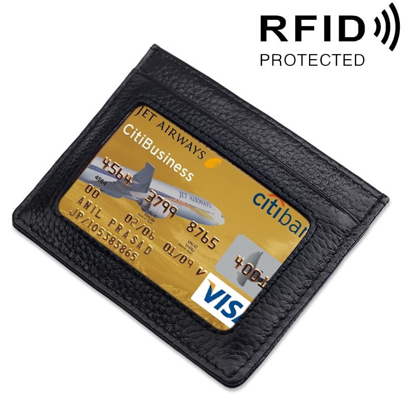  Plnbok med RFID-skydd och plats fr ID-kort/ kreditkort