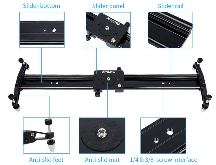  Slider av aluminium - 120cm Returex