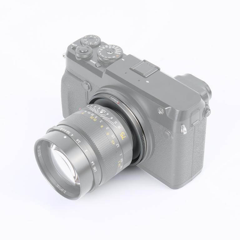  7Artisans objektivadapter till Leica M objektiv fr Fujifilm GFX kamerahus