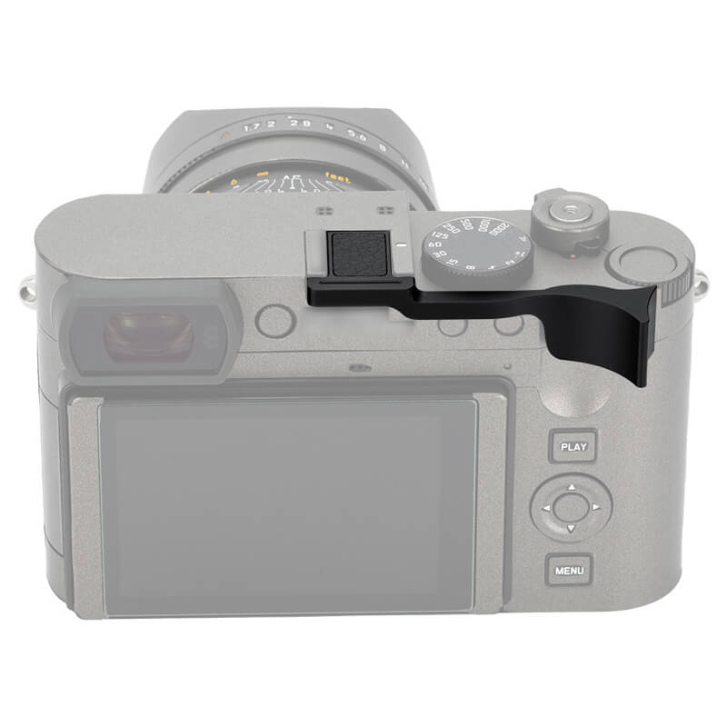 943 Impugnatura per Pollice in Lega di Alluminio Argento Impugnatura per Pollice Impugnatura per Dito Accessorio per Fotocamera Leica Q/Q2 Lunga Durata Standard di ergonomia