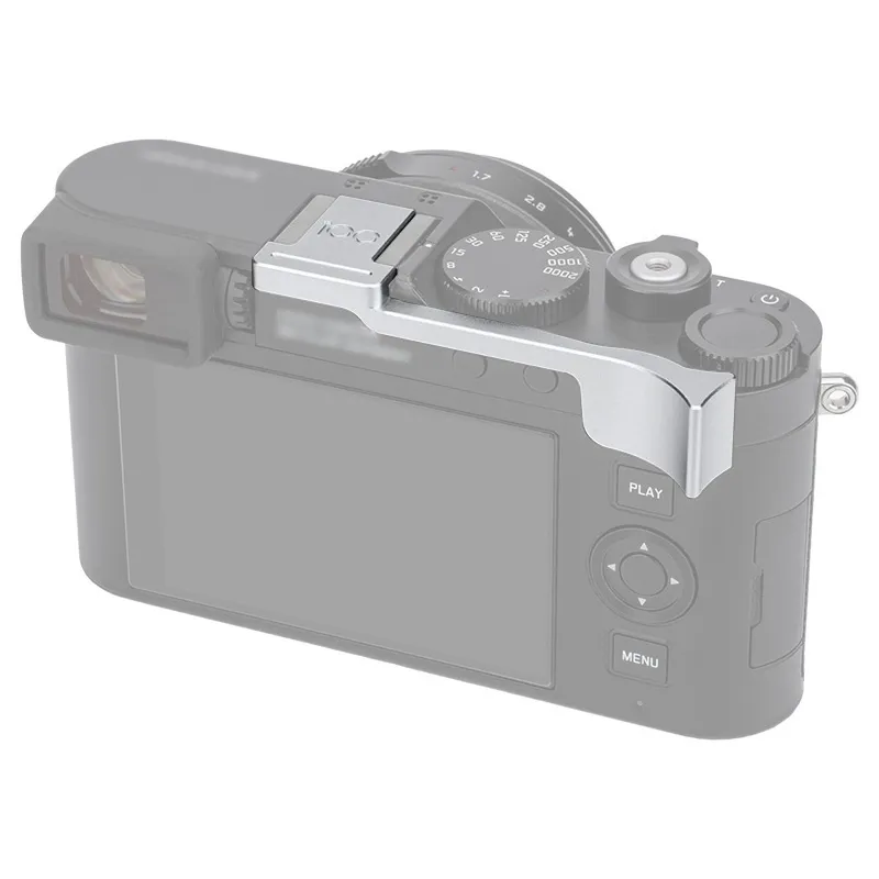  JJC Tumgrepp silver för Leica D-Lux 8 – Stabilt och bekvämt grepp från Kamda – snabb leverans och trygg e-handel