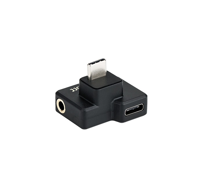  JJC Mikrofonadapter 3.5mm till actionkameror med USB Typ C 2-Sortering