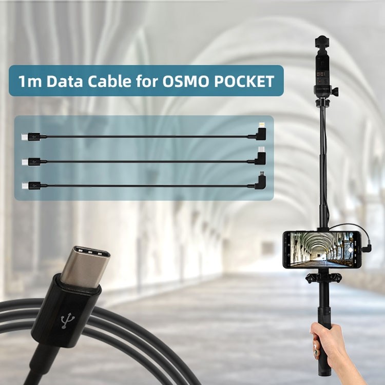 1m Datakabel Sunnylife OP-X9209 för DJI OSMO Pocket