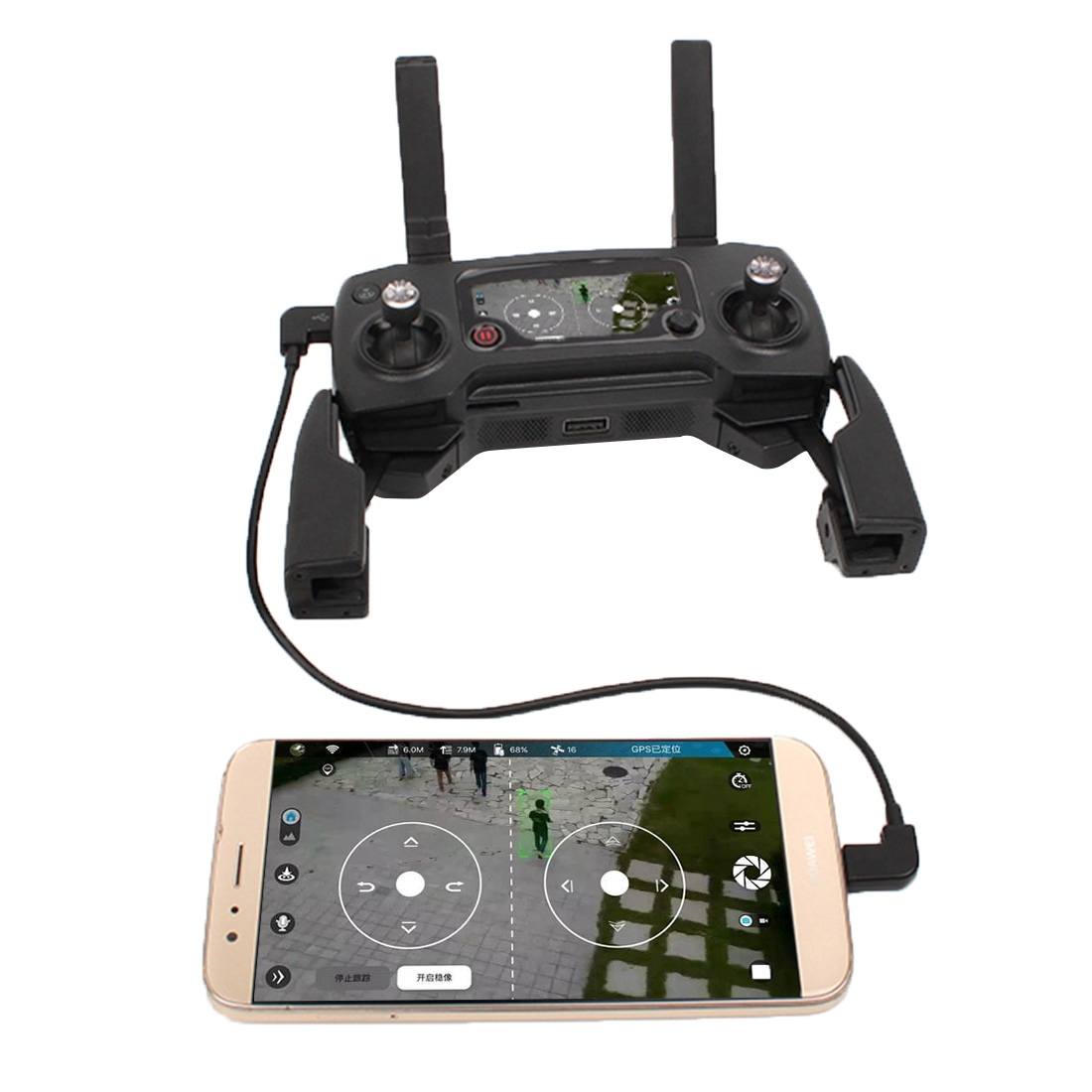30cm Datakabel för MAVIC PRO & SPARK fjärrkontroll till smartphones