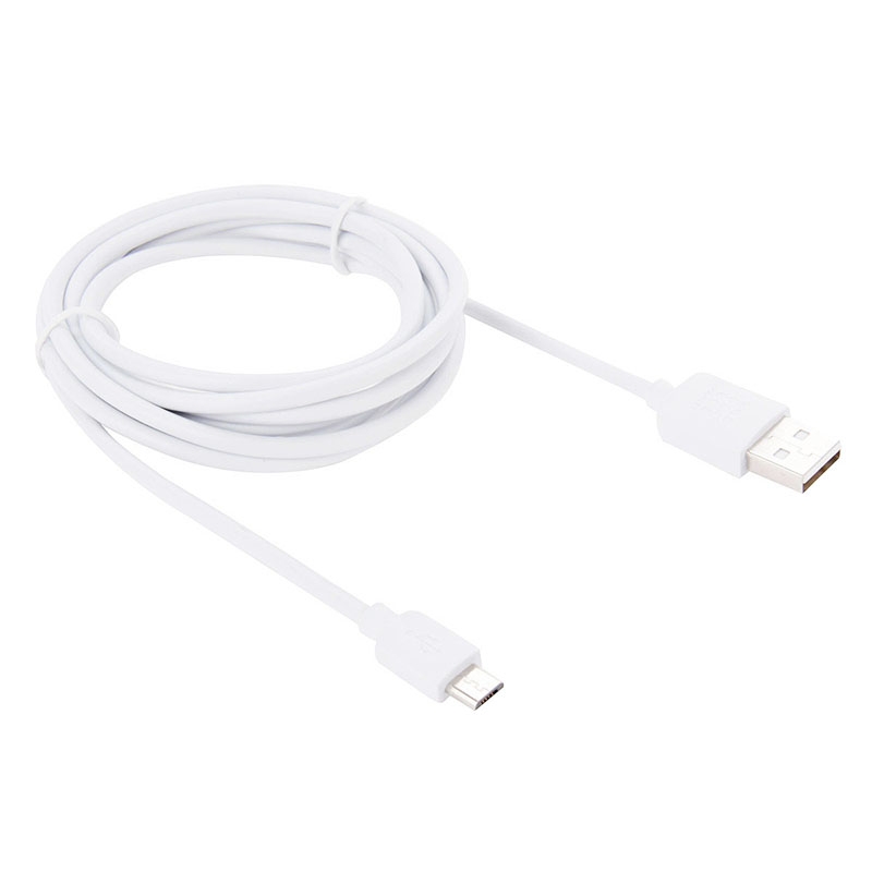  USB-kabel till Micro USB Vit - Haweel