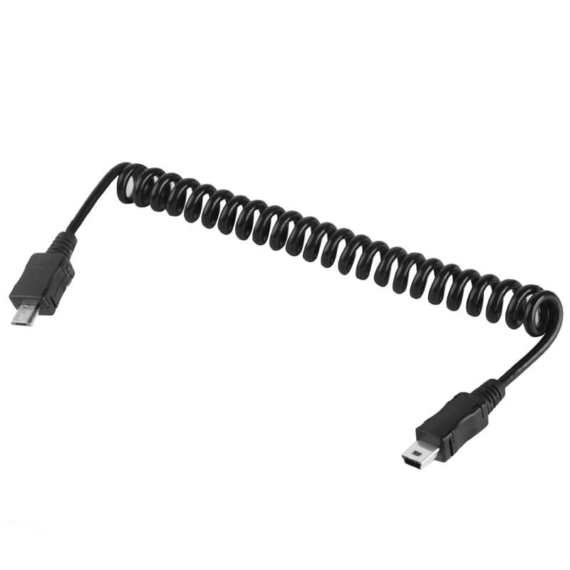 Micro-USB kabel 20-75cm till USB Mini-B5 (5-pin)