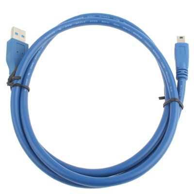 USB-kabel 3.0 till USB mini-B 1.8 meter