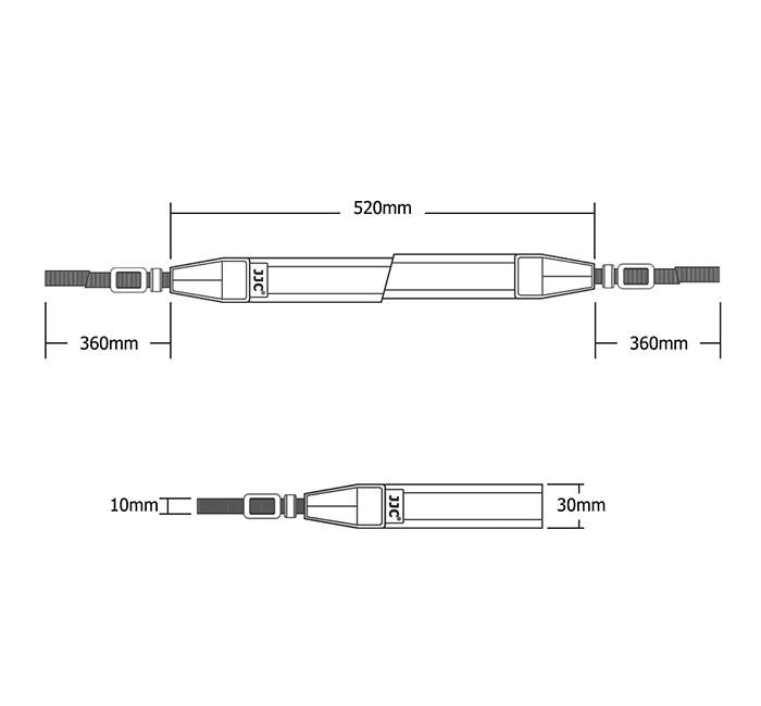  JJC Kamerarem fr DSLR-Kamera ven Spegellsa (Gr)