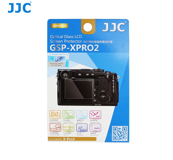 JJC Skärmskydd Optisk glas 9H för Fujifilm