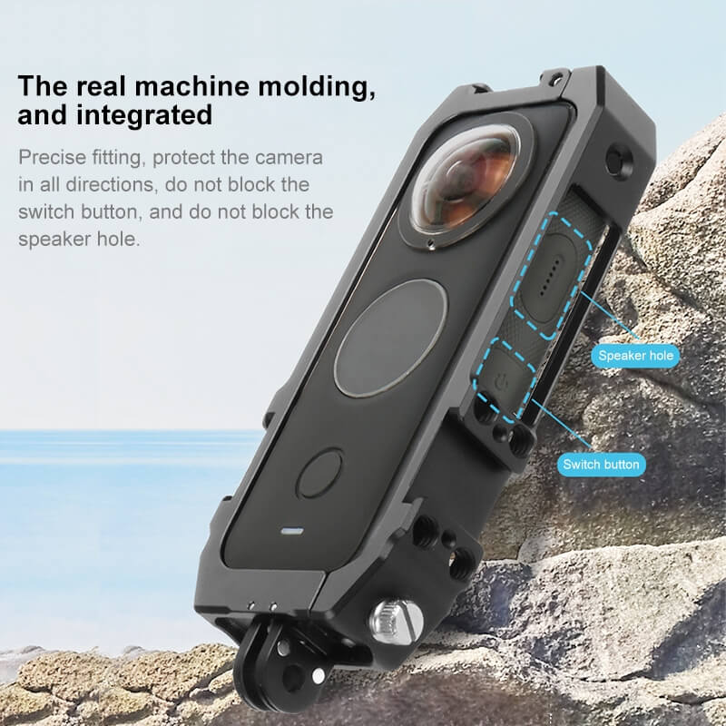  Puluz Kamerabur för Insta360 ONE X2 med blixtskofästen & stativadapter-