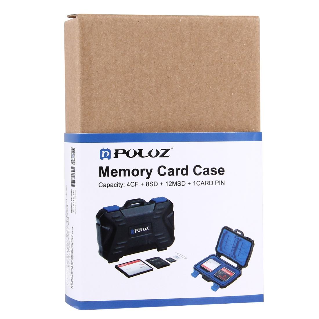 Puluz Minneskortsfodral - För 4CF + 8SD + 9TF + 1SIM + 2M-SIM + 2N-SIM