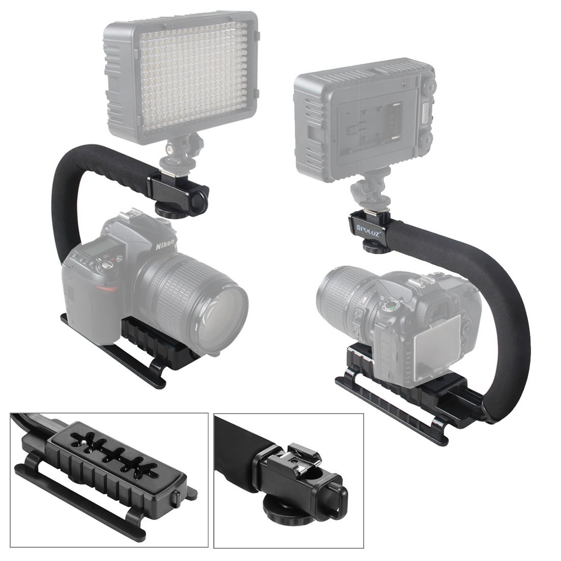 Puluz C/U-formad Kamerastabilisator