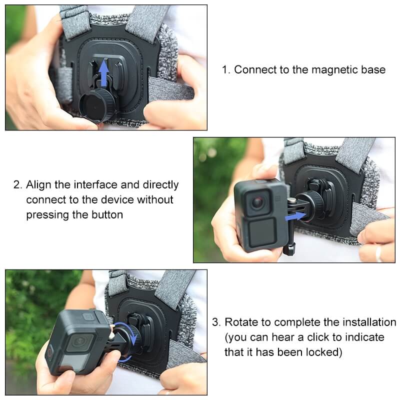  Puluz Magnetisk snabbfste till GoPro Quick Release