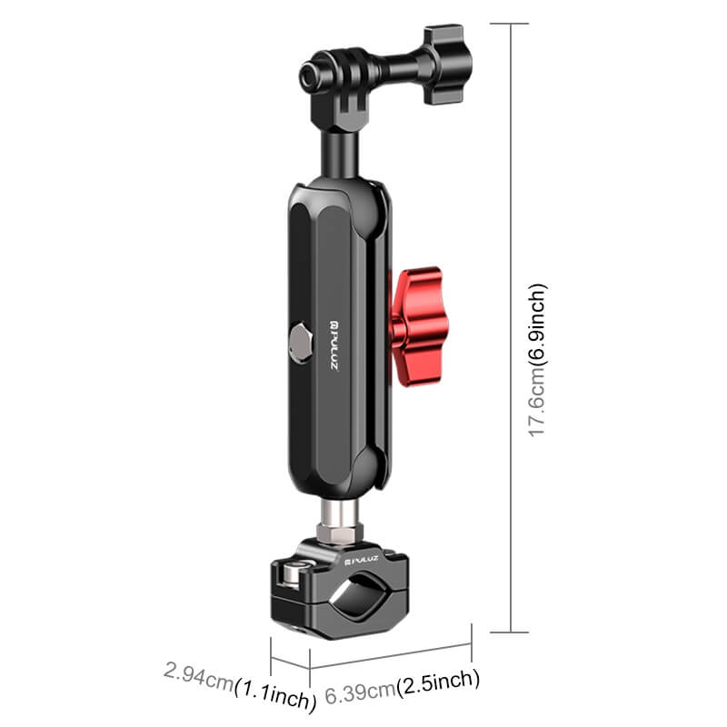  Puluz Motor- cykelfäste för actionkamera - Magisk arm