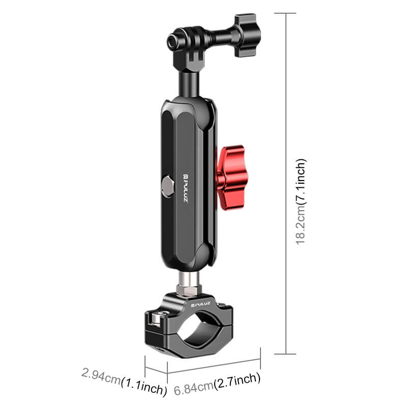  Puluz Motor-cykelfste fr actionkamera - Magisk arm