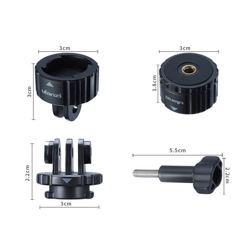  Ulanzi magnetiskt snabbkopplingssystem fr actionkameror