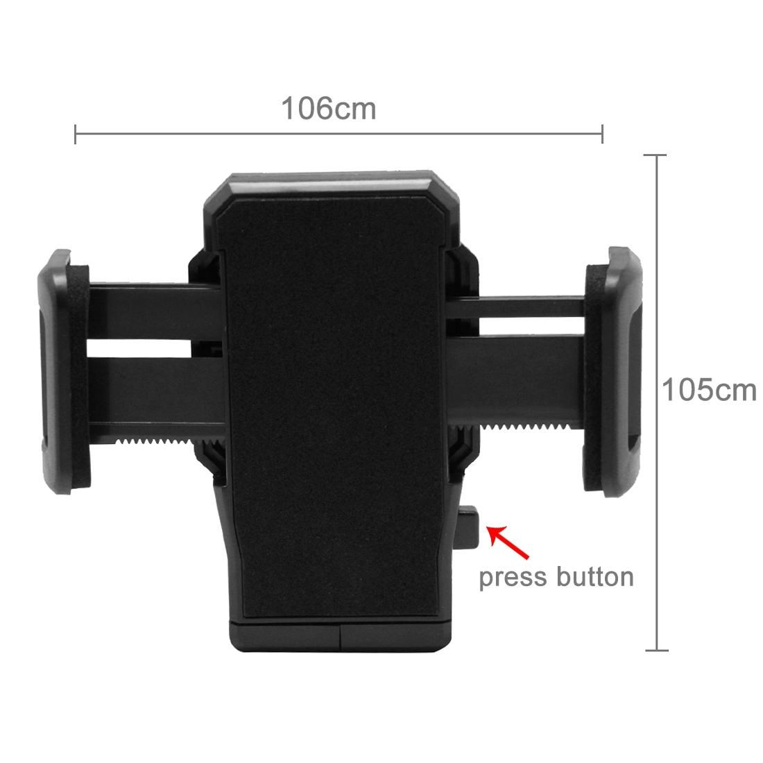 Cykeltelefonhållare för iPhone 6/6S & 6/6S Plus, Samsung S7/ S6/ S5 m.m