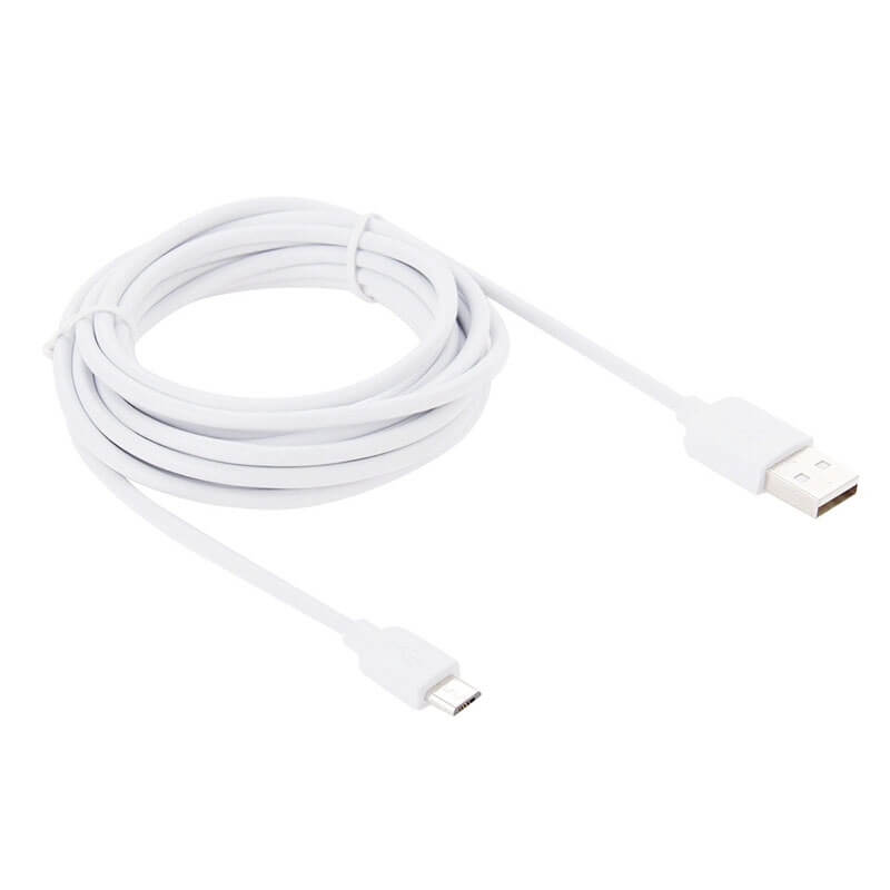 Haweel Micro USB till USB laddningskabel 3m