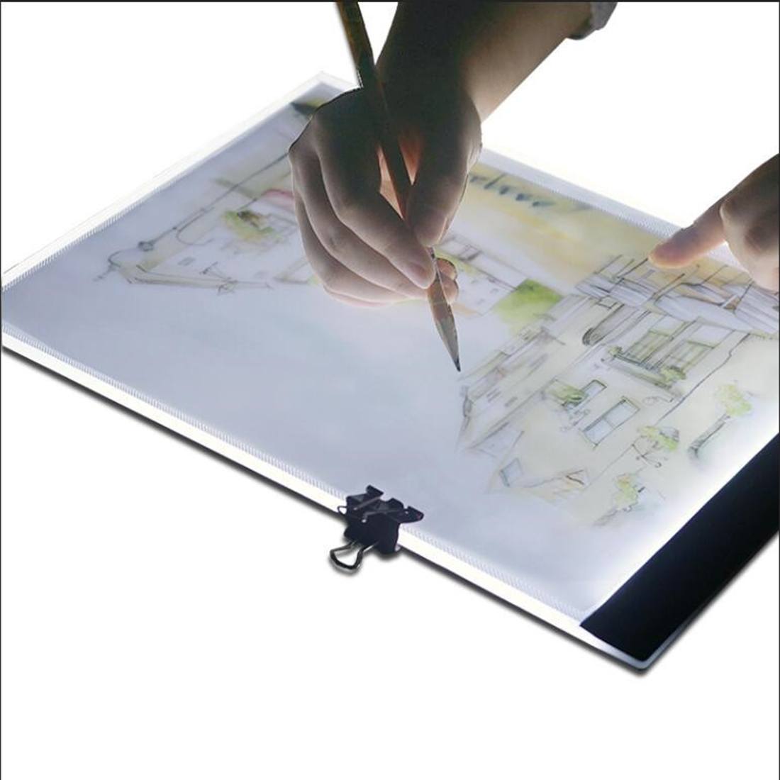 Portabelt Ljusbord/Ritbord med LED-Belysning