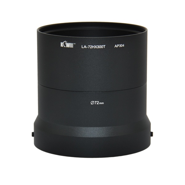 Kiwifotos Filteradapter 72mm för Sony DSC HX300