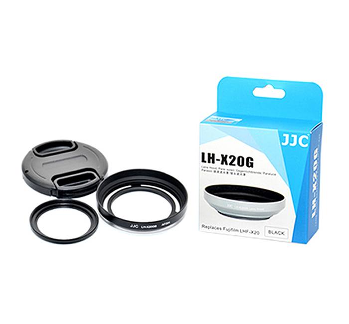  Motljusskydd, adapter & uv filter fr Finepix X30, X20, X10 Svart