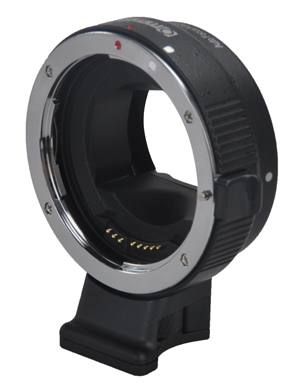  Commlite Objektivadapter elektr till Canon EF/EF-S objektiv fr Sony E Kamerahus