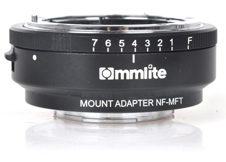 Commlite Objektivadapter elektronisk till Nikon F Objektiv för M4/3 Kamerahus
