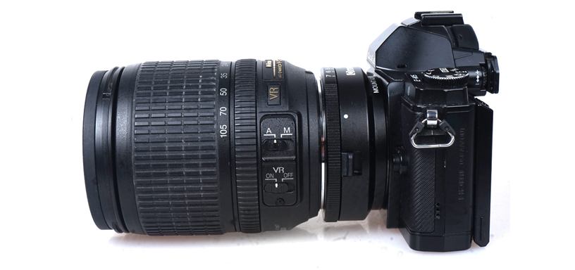 Commlite Objektivadapter elektronisk till Nikon F Objektiv för M4/3 Kamerahus