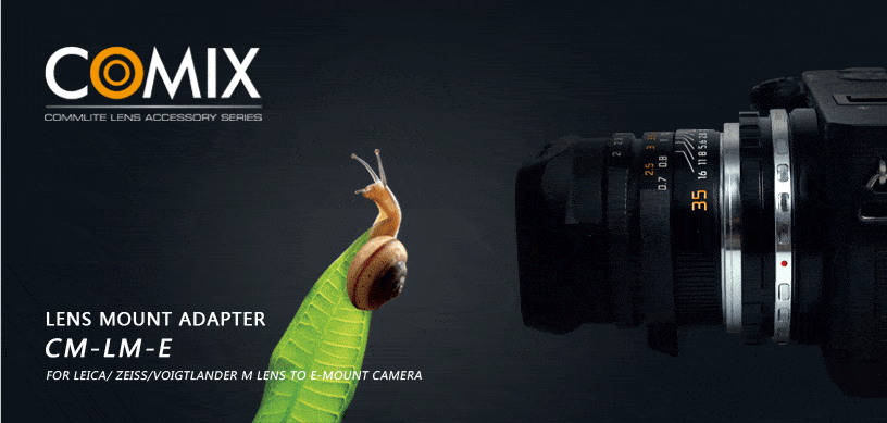  Commlite Objektivadapter till Leica/Zeiss/Voigtlander Objektiv fr Sony E Kamera