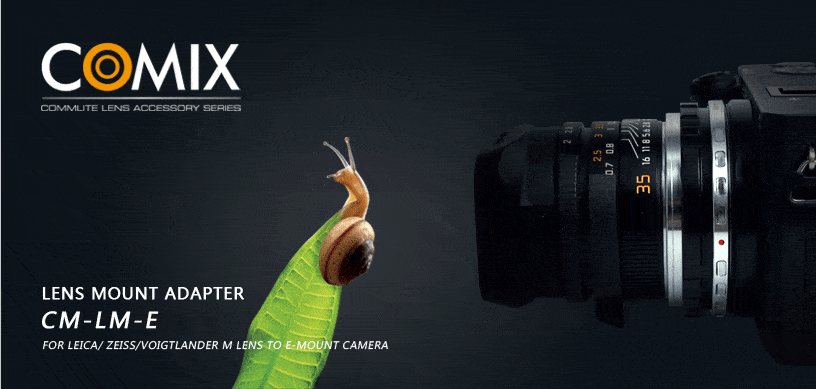 Commlite Objektivadapter till Leica/Zeiss/Voigtlander Objektiv för Sony E Kamera