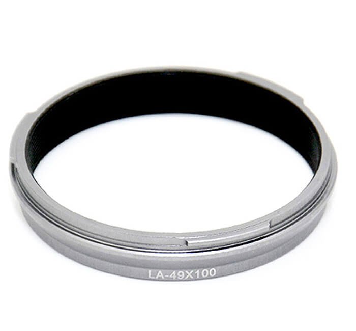 Kiwifotos Filteradapter 49mm för Fujifilm Finpix X100