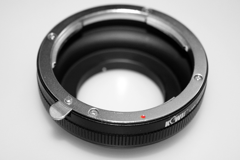 Kiwifotos Objektivadapter till Canon EOS för Micro 4/3 kamerahus