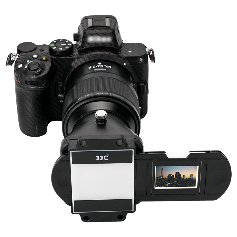  JJC Diaduplikator & Lysdiodsbelysning kit fr diabilder & 135mm film