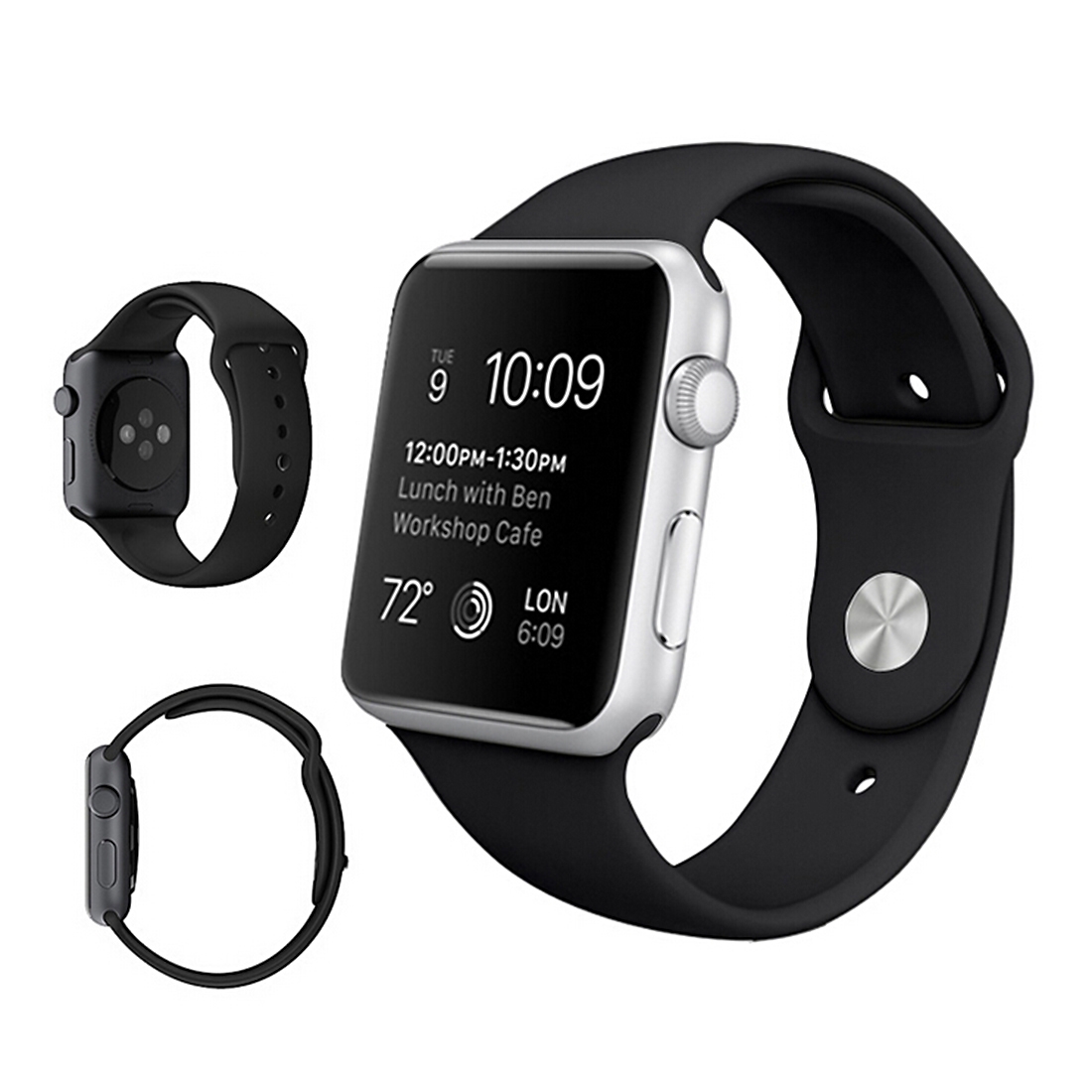 Armband för Apple Watch 38mm - Gummi
