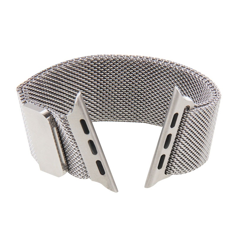  Armband fr Apple Watch 38/40/41mm kedja Silver Magnetisk