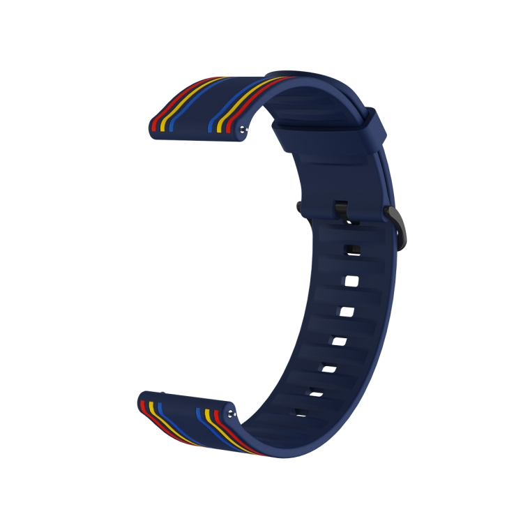 Silikonarmband Mörkblå för Smartwatch 20mm Universal modell