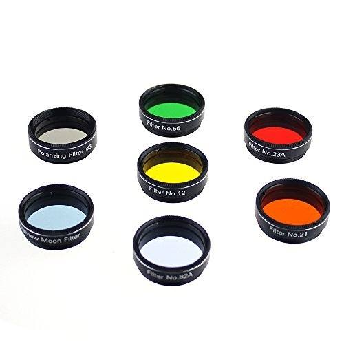 Solomark filterpaket med 7st filter 1.25 tum för teleskop