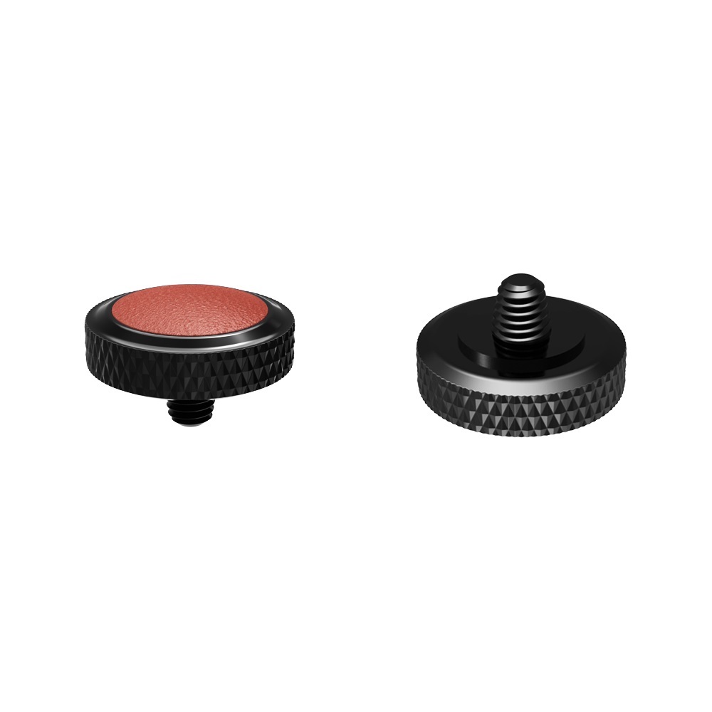 JJC Deluxe avtrycksknapp - Svart & Brun