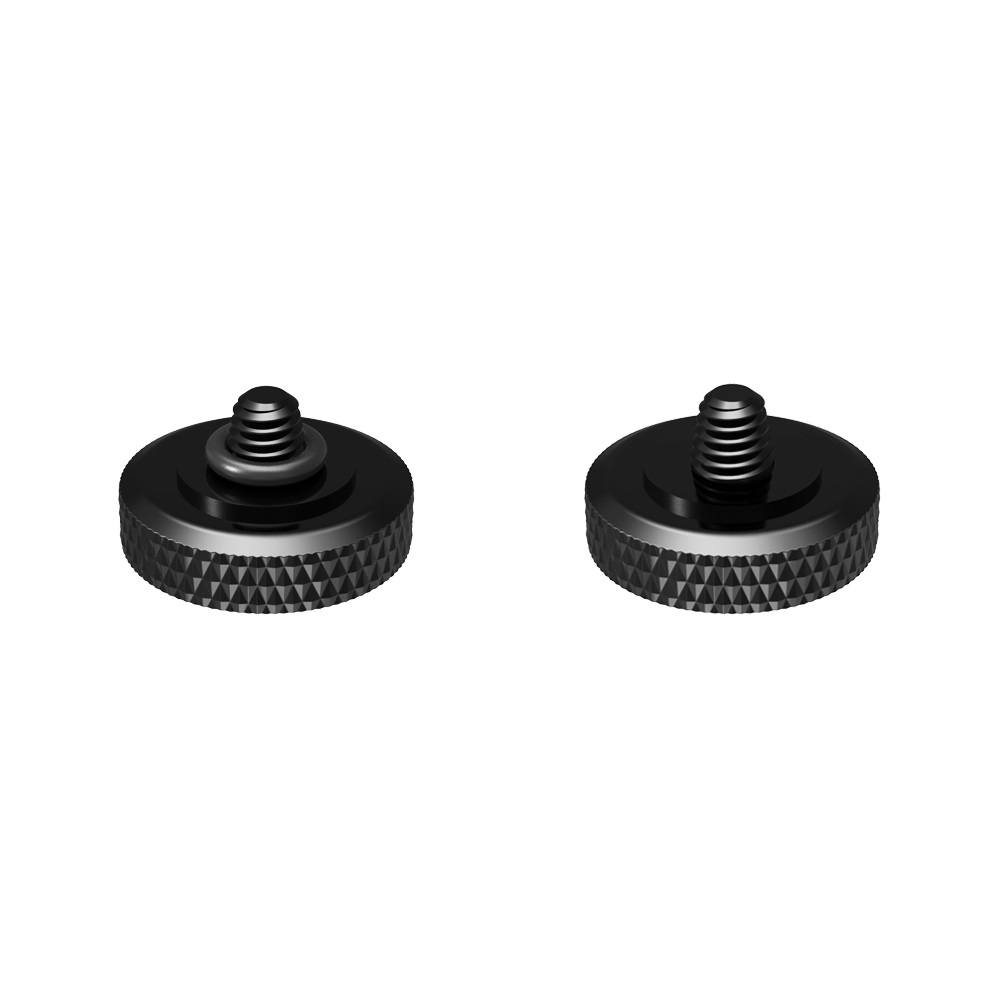 JJC Deluxe avtrycksknapp - Svart & Svart