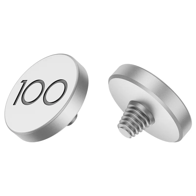  JJC SRB-L100 Avtryckarknapp - Silver med 100-logga från Kamda – snabb leverans och trygg e-handel